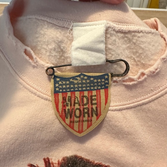 MADEWORN David Bowie Crewneck Sweatshirt, Size S - Picture 6 of 7